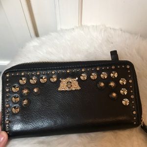 Juicy Couture black leather wallet